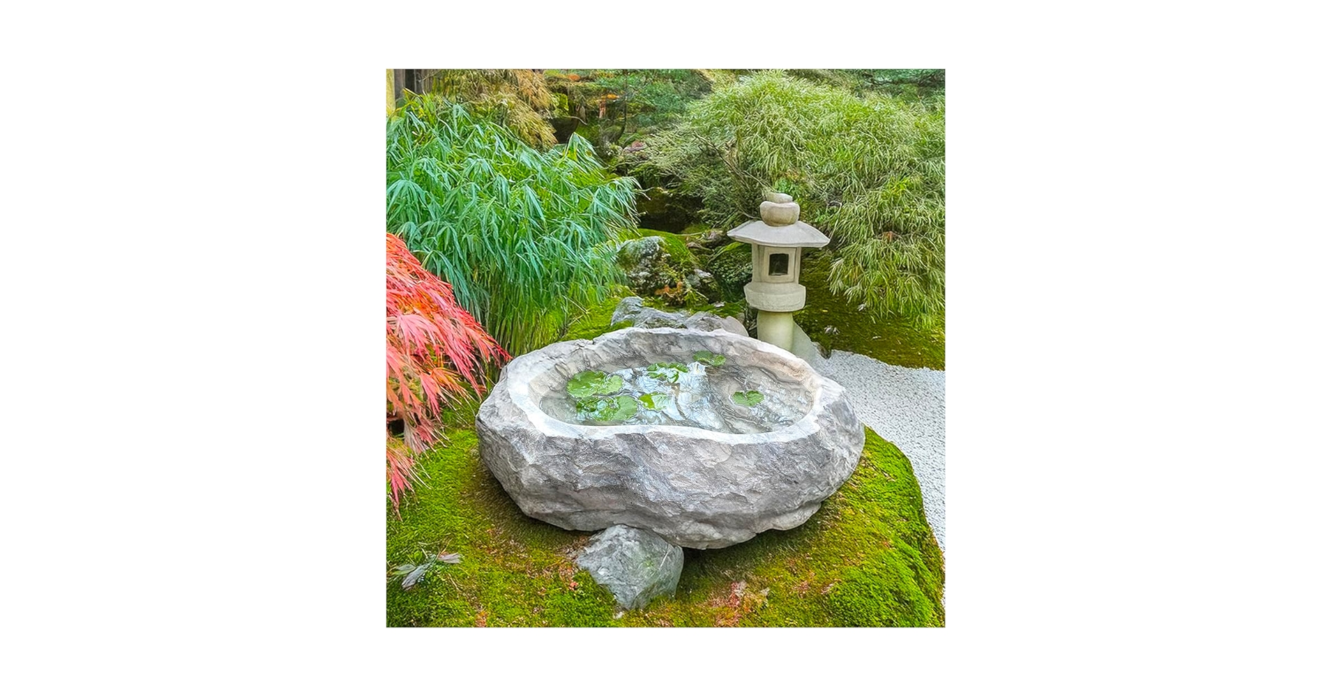 小ぶりな礎石形水鉢 小ぶりな礎石形水鉢